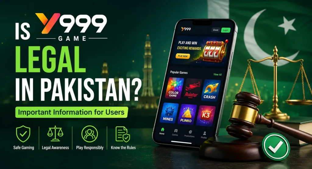 Is Y999 Game Legal in Pakistan